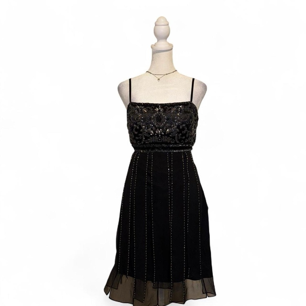 Sue Wong Elegant Black Evening Dress